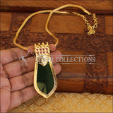 Gold plated kerala style necklace M275 - Necklace Set