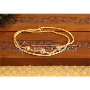 Gold Plated Moppu Chain M1672 - Moppu chain