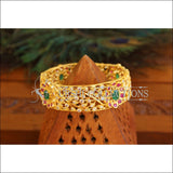 Gold Plated Multicolor Flower Kada M1683 - 2.4 - Bangles