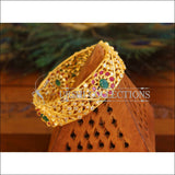 Gold Plated Multicolor Flower Kada M1683 - 2.6 - Bangles