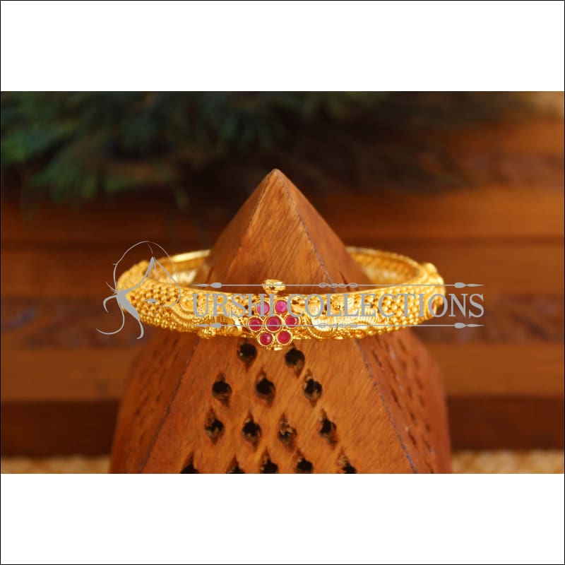 Gold Plated Peacock Bangle M1679 - 2.4 - Bangles