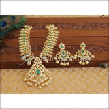 Gold Plated Peacock Necklace M1875 - Necklace Set