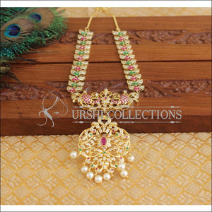 Gold Plated Peacock Necklace M1877 - Necklace Set