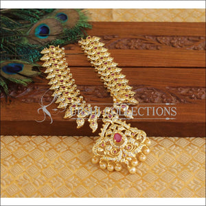 Gold Plated Peacock Necklace M1879 - Necklace Set
