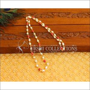 Gold plated Pearl chain M1658 - Necklace Set
