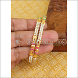 Gold Plated Stone Bangles M1678 - 2.4 - Bangles