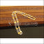 Gold Plated Temple Coin Chain M2113