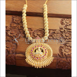 Gold plated temple necklace M836 - Necklace Set