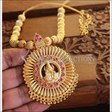 Gold plated temple necklace M836 - Necklace Set