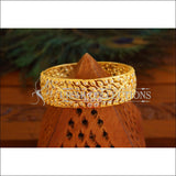 Gold Plated White Stone Kada M1685 - 2.4 - Bangles