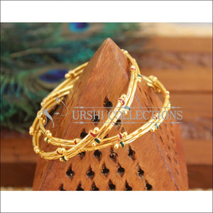 Gold Platted Bangles Set M1578 - 2.4 - Bangles