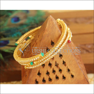 Gold Platted Bangles Set M1608 - 2.6 - Bangles