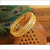 Gold Platted Bangles Set M1610 - 2.4 - Bangles