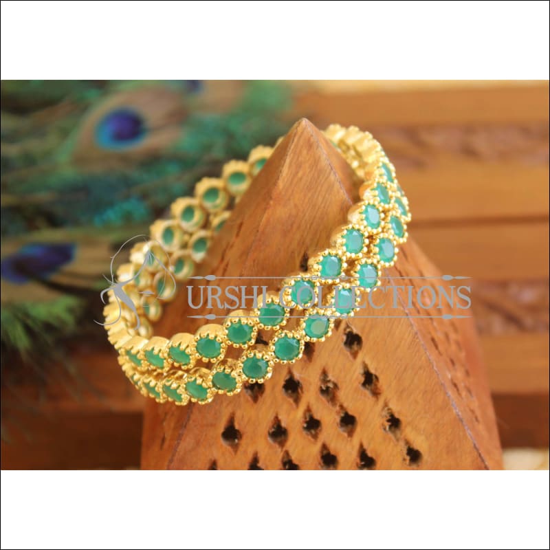 Gold Platted Bangles Set M1617 - 2.6 - Bangles