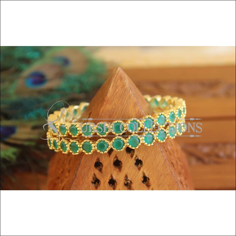 Gold Platted Bangles Set M1617 - Bangles