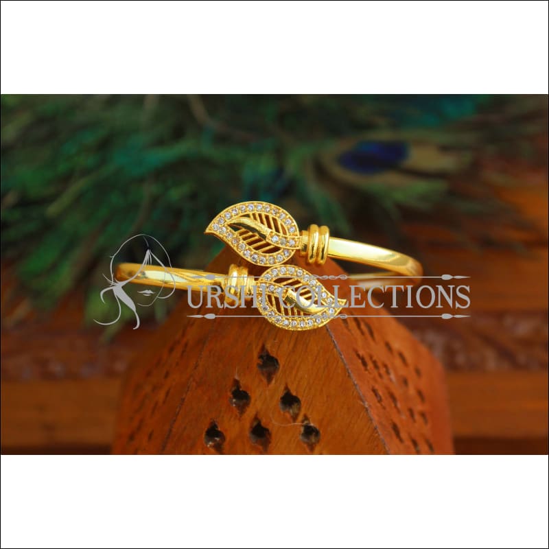 Gold Platted CZ Design Kada M1519 - 2.4 - Bracelets