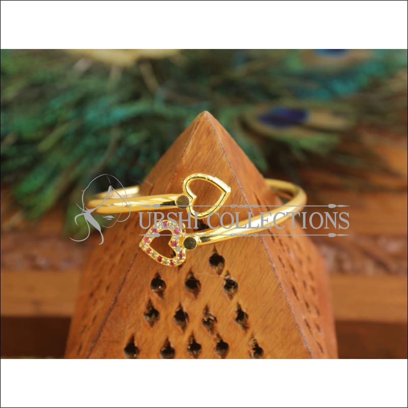 Gold Platted CZ Design Kada M1522 - 2.4 - Bracelets