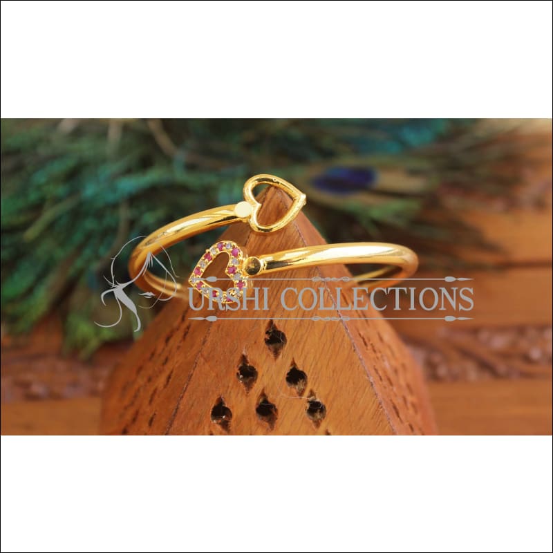Gold Platted CZ Design Kada M1522 - 2.4 - Bracelets