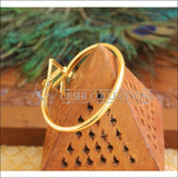 Gold Platted CZ Design Kada M1523 - 2.4 - Bracelets
