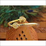 Gold Platted CZ Design Kada M1524 - 2.4 - Bracelets