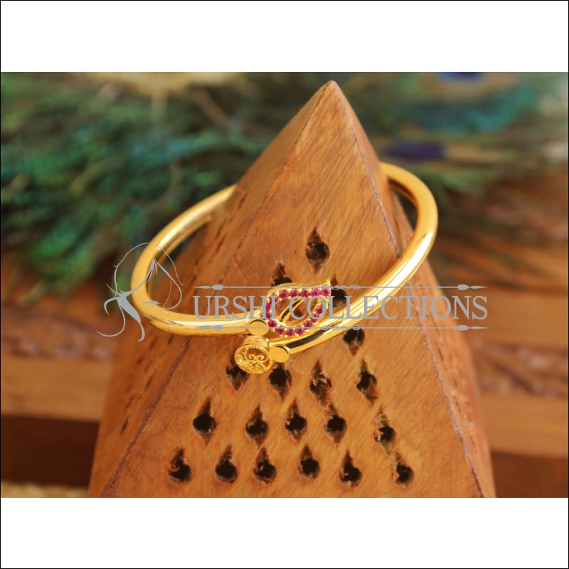 Gold Platted CZ Design Kada M1525 - 2.4 - Bracelets
