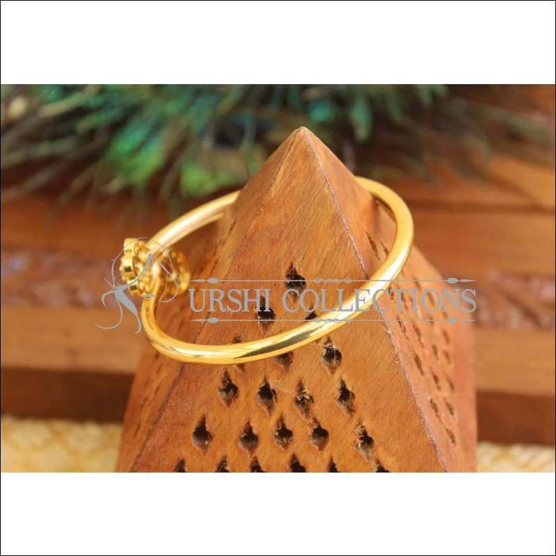 Gold Platted CZ Design Kada M1526 - 2.4 - Bracelets