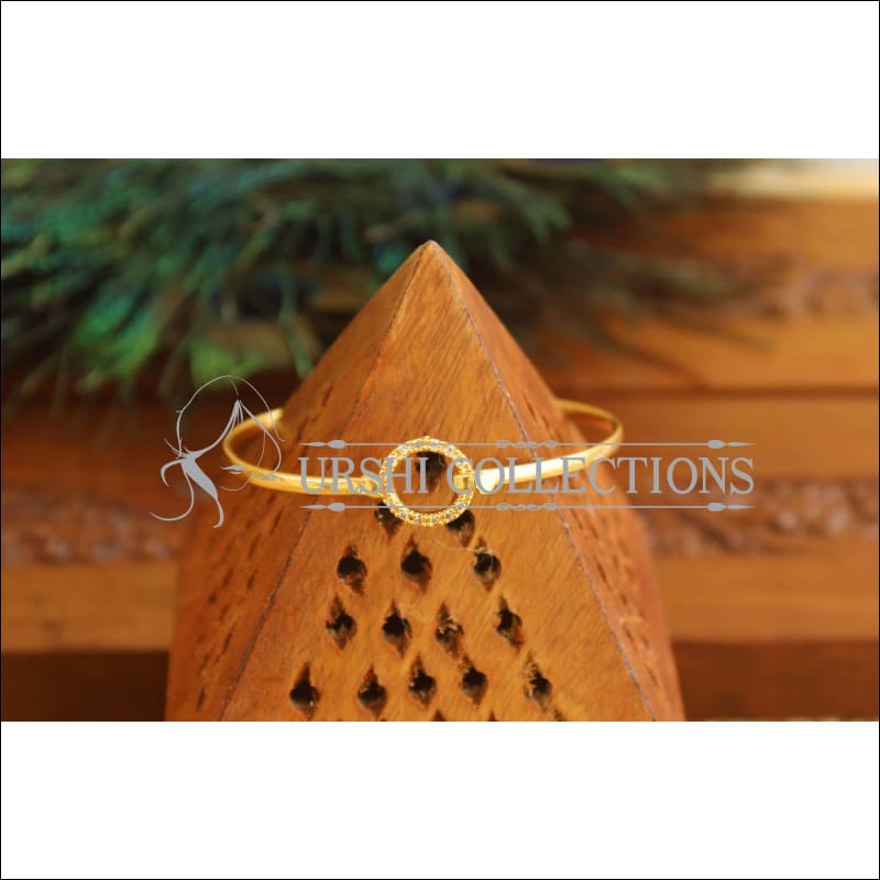 Gold Platted CZ Design Kada M1527 - 2.4 - Bracelets