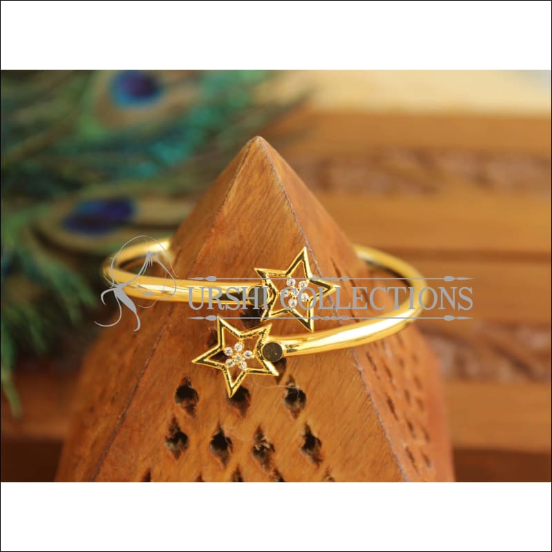 Gold Platted CZ Design Kada M1529 - 2.4 - Bracelets