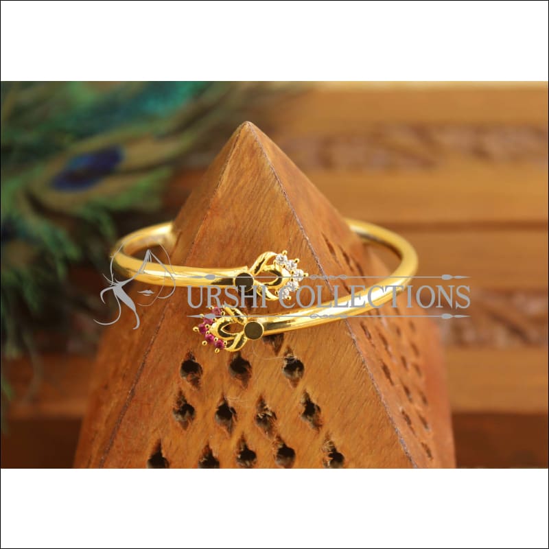 Gold Platted CZ DEsign Kada M1530 - 2.4 - Bracelets