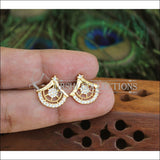 Gold Platted CZ Earrings M1407 - Earrings