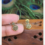 Gold Platted CZ Earrings M1415 - Earrings