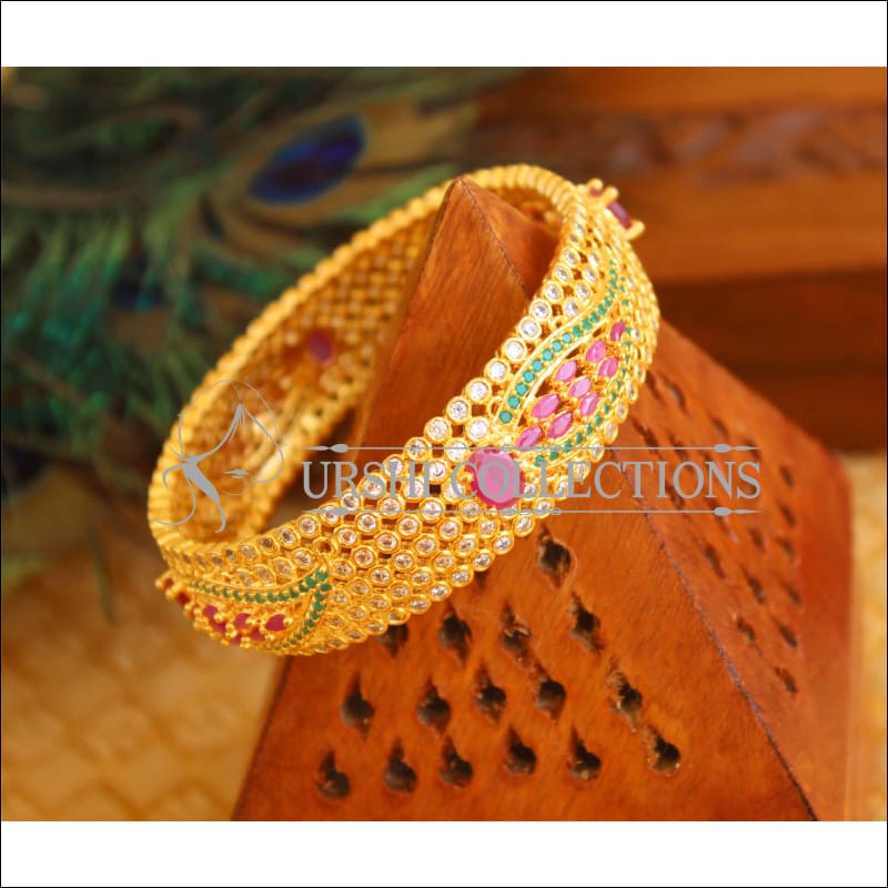 Gold Platted CZ Kada M1453 - 2.6 - Bracelets