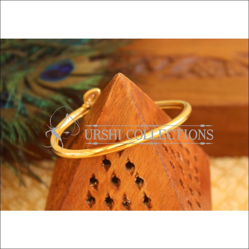 Gold Platted CZ Kada M1455 - 2.6 - Bracelets