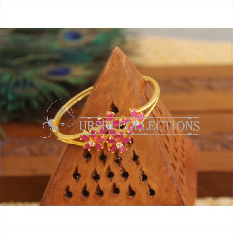 Gold Platted CZ Kada M1563 - Bracelets