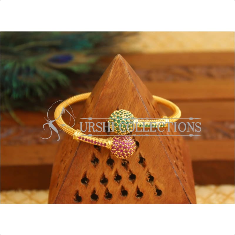 Gold Platted CZ Kada M1566 - 2.4 - Bracelets