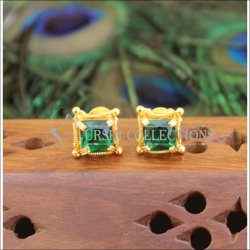 Gold Platted Earrings M1396 - Earrings