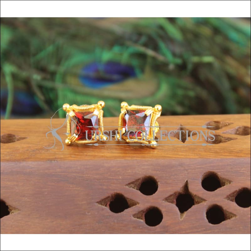 Gold Platted Earrings M1397 - Earrings