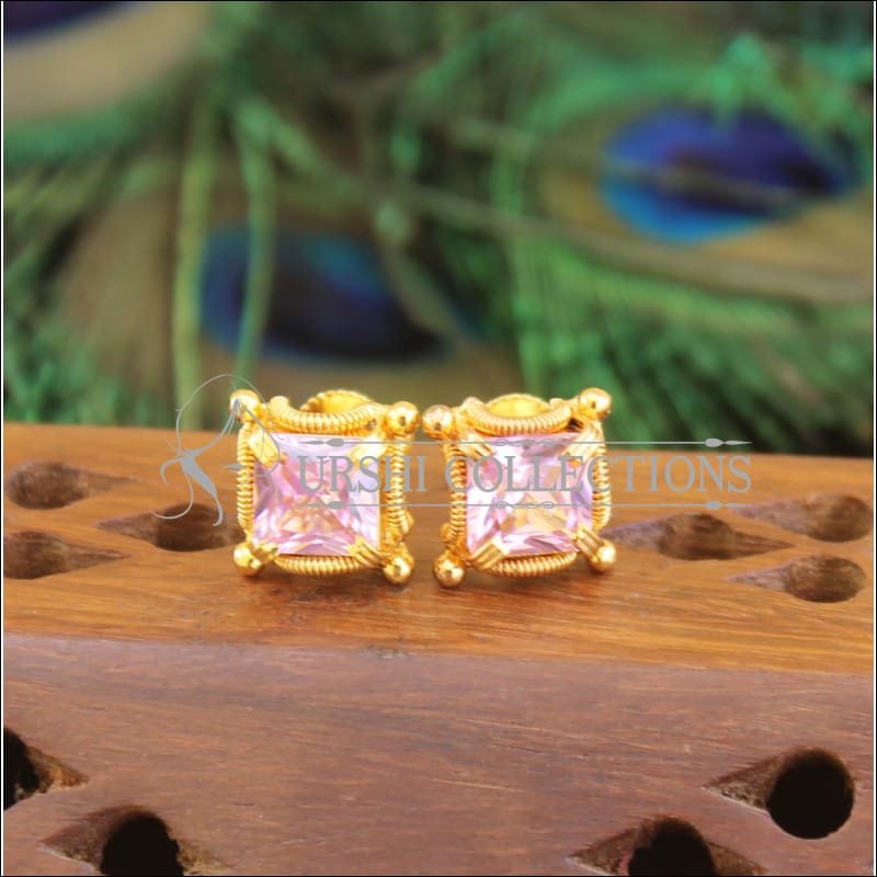 Gold Platted Earrings M1398 - Earrings
