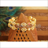 Gold Platted Lakshmi Bangles Set M1657 - 2.4 - Bangles