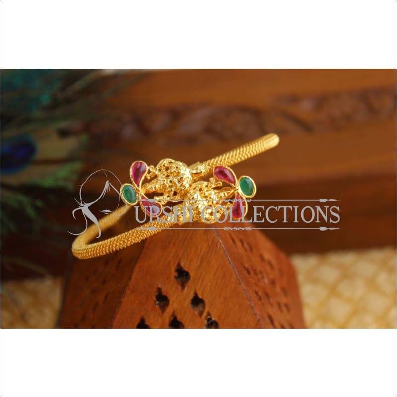 Gold Platted Lakshmi Kada M1471 - 2.6 - Bracelets