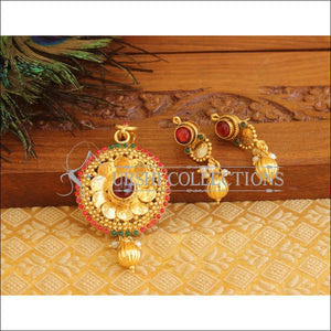 Gold Platted Lakshmi Pendant Set M1449 - Pendant Set