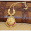 Gold polish Temple necklace M1176