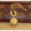 Gold polish Temple necklace M1177