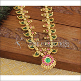 Green mango Palakka Ruby necklace set U-05 - Necklace Set