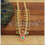 Green mango Palakka Ruby necklace set U-05