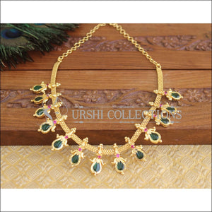 Green palakka Necklace U-07 - Necklace Set