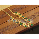 Kerala Style Gold Plated Dasavathar Palakka Necklace M3019 - Necklace Set