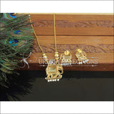 Kerala Style Gold Plated Elephant Necklace Set M3020 - Necklace Set