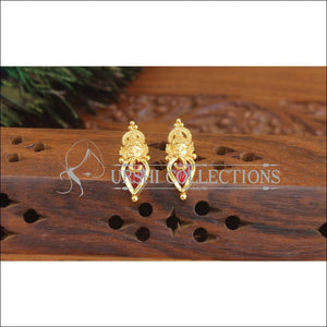 Kerala Style Gold Plated Ganesha Palakka Earrings M3042 - EARRINGS