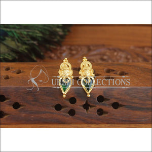 Kerala Style Gold Plated Ganesha Palakka Earrings M3043 - EARRINGS